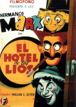 pelicula El Hotel de los Lios  (Ciclo Hermanos Marx)