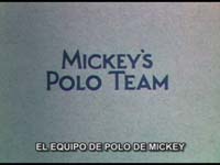 pelicula Disney.El Equipo de Polo de Mickey