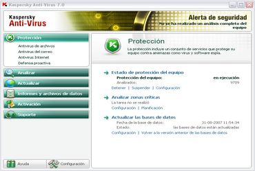 pelicula Kaspersky Anti-Virus 7.0.0.125 en Español