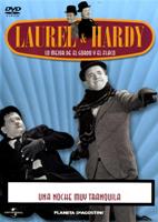 pelicula Laurel y Hardy Una noche muy tranquila (Español)