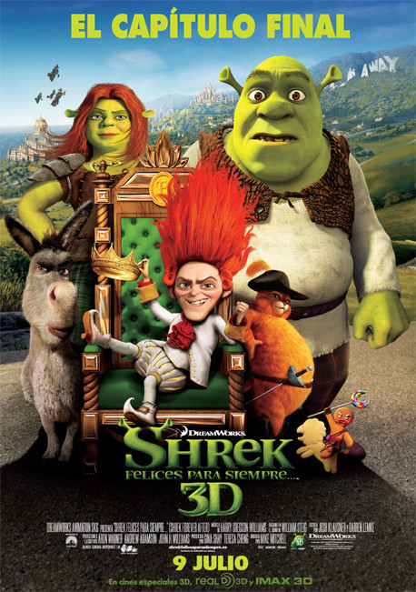 pelicula Shrek 4:  Felices Para Siempre