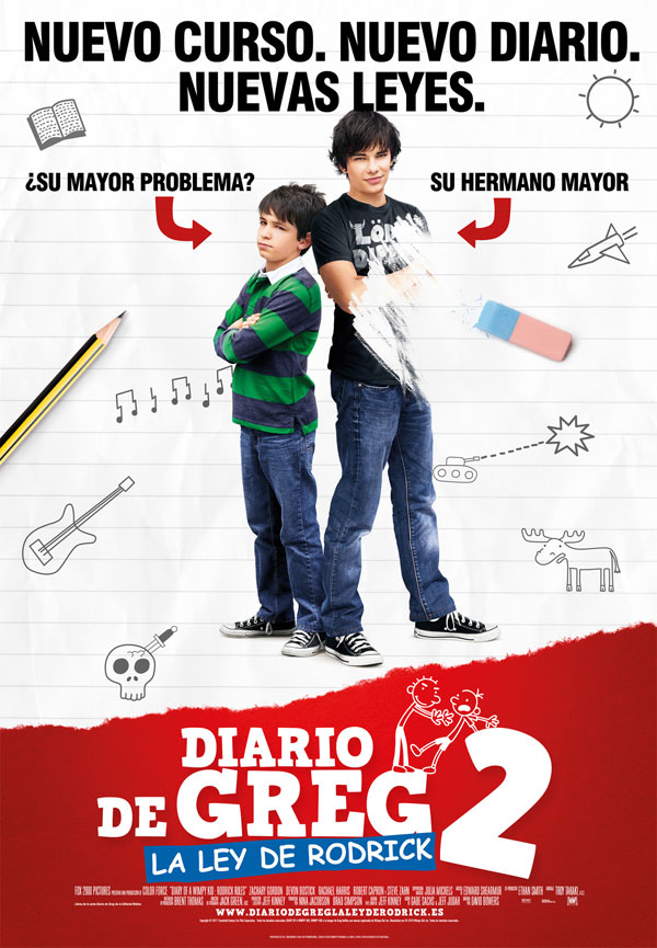 pelicula Diario De Greg 2: La Ley De Rodrick