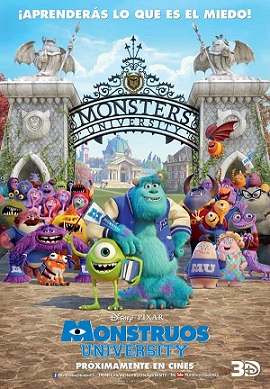 pelicula Monstruos University