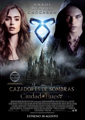 pelicula Cazadores De Sombras: Ciudad De Huesos